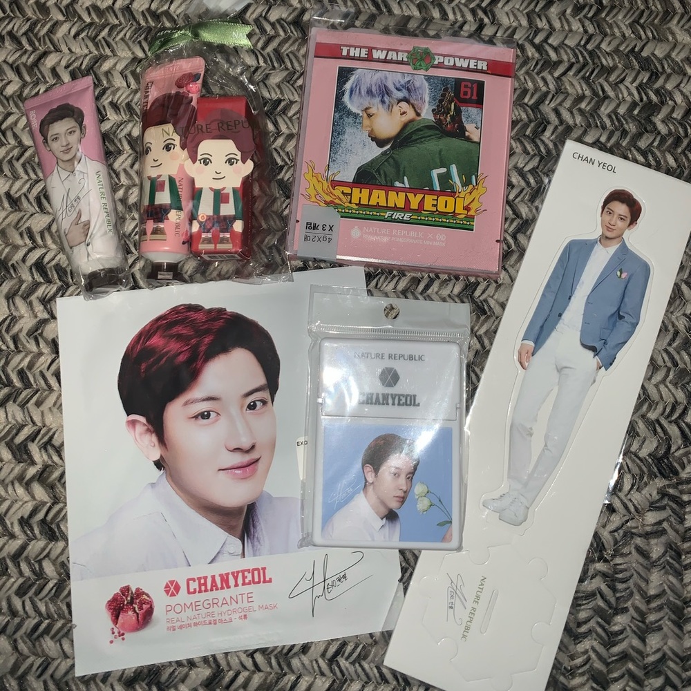 Exo chanyeol nature republic set